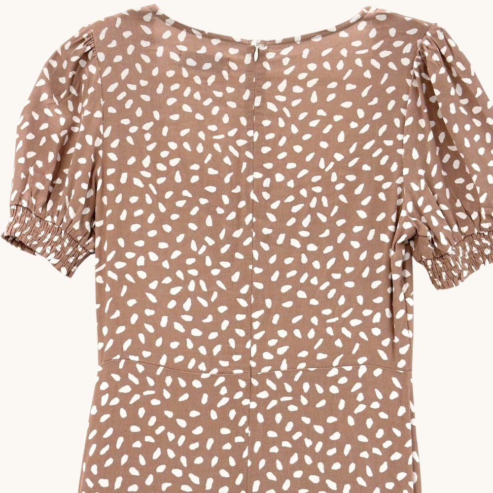 Petal & Pup Franklin Polka Dot Midi Dress Size 6 Cottagecore Reformation Style - Picture 9 of 16